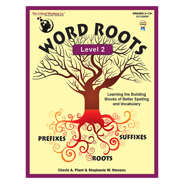 The Critical Thinking Co Word Roots Book Level 2 3752